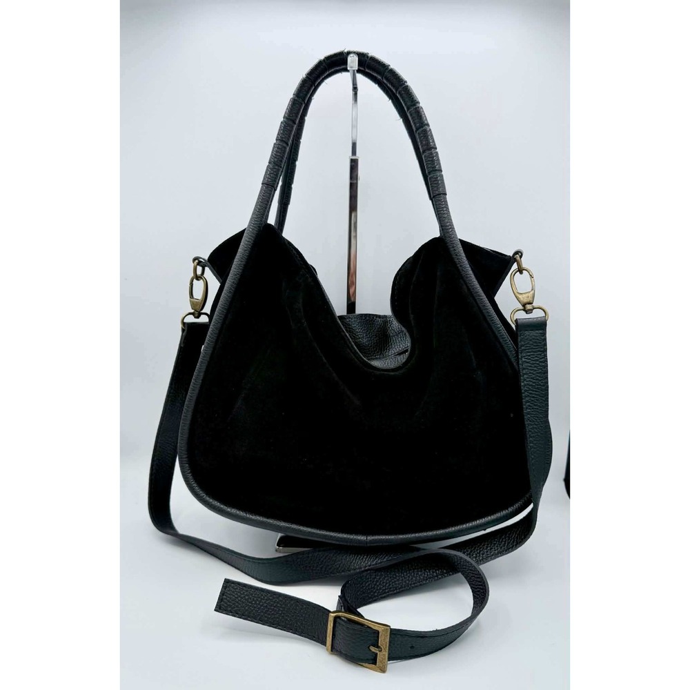 Gianni Conti "Cinzia" Convertible Leather Hobo Bag